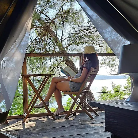 Роскошный шатер Glamping Bell Tent Robinson Любач