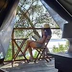 豪华帐篷 Glamping Bell Tent Robinson Ljubač
