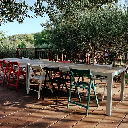 Glamping Bell Tent Robinson אוהל מפואר Ljubač