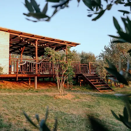 אוהל מפואר Glamping Bell Tent Robinson Ljubač