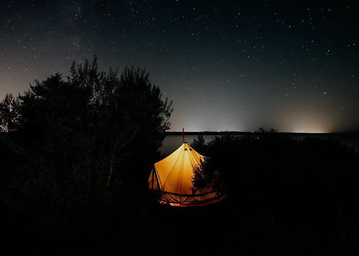 Glamping Bell Tent Robinson * Ljubač